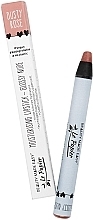 Парфумерія, косметика Зволожувальна помада-олівець для губ - Beauty Made Easy Le Papier Moisturizing Lipstick Glossy Nudes