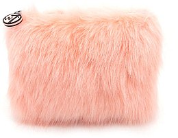 Духи, Парфюмерия, косметика Косметичка, коралловая - W7 Medium Furry Bag