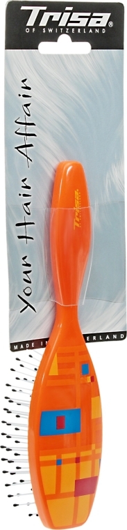 Щетка массажная "Fashion", маленькая, оранжевая - Trisa — фото N1