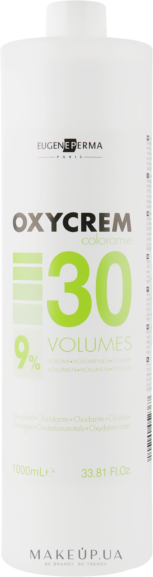 Окислитель 30 Vol (9%) - Eugene Perma OxyCrem — фото 1000ml