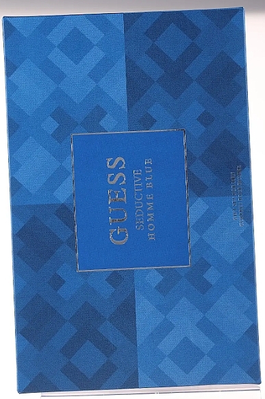 Guess Seductive Homme Blue - Набор (edt/100 ml + deo/226 ml + sh/gel/100 ml + bag/1pc) — фото N1