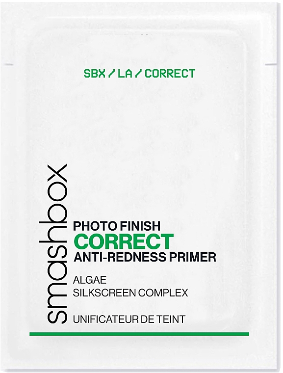 ПОДАРУНОК! Праймер для обличчя - Smashbox Photo Finish Correct Anti-Redness Primer (пробник) — фото N1