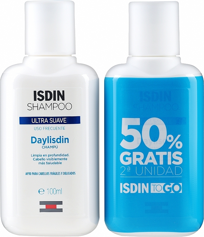 Набор - Isdin Daylisdin Shampoo Set (shm/2x100ml) — фото N1