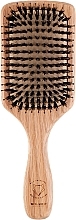 Расческа для волос с натурального дуба с натуральной щетиной кабана - Krago Eco Wooden Brush — фото N1