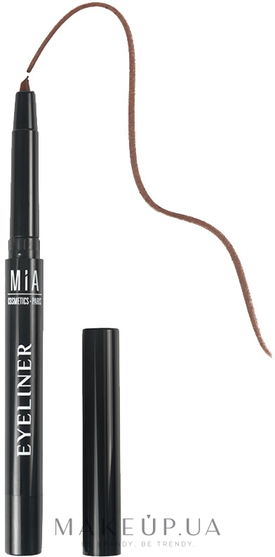 Автоматический карандаш для глаз - Mia Cosmetics Paris Eyeliner Pencil — фото Deep Brown
