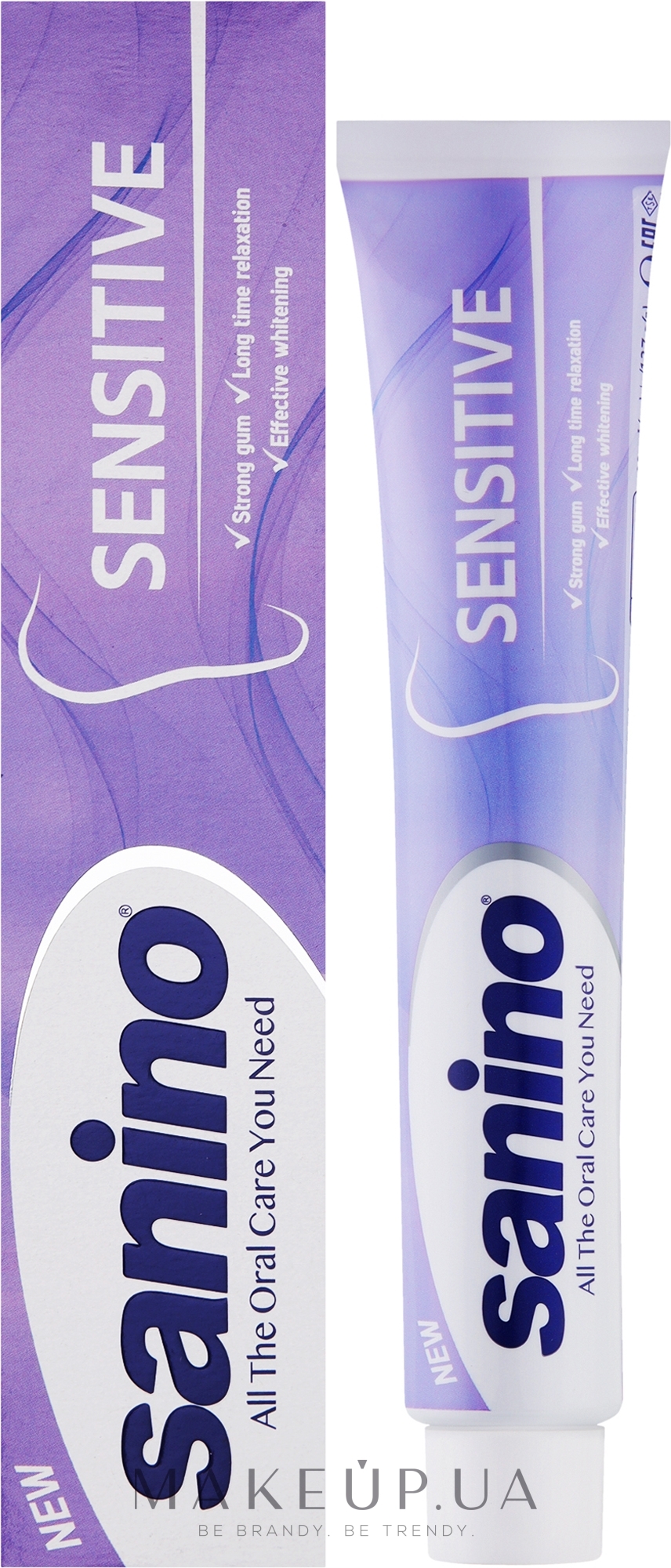 Зубна паста "Захист для чутливих зубів" - Sanino Sensitive — фото 90ml