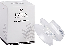Духи, Парфюмерия, косметика Держатель для щеток - Manta Healthy Hair Brush Shower Holder Transparent