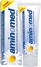 Зубная паста с цветками ромашки, без диоксида титана - Aminomed  — фото N1