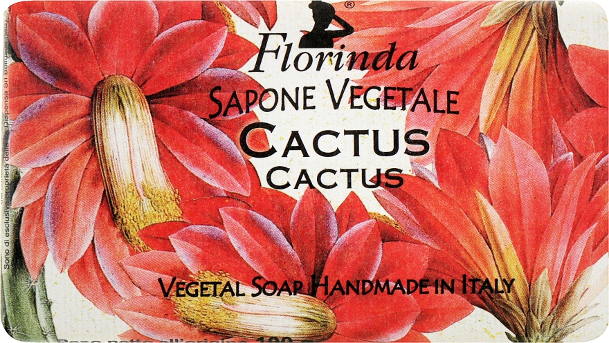 Мило натуральне "Кактус" - Florinda Sapone Vegetale Cactus — фото N1