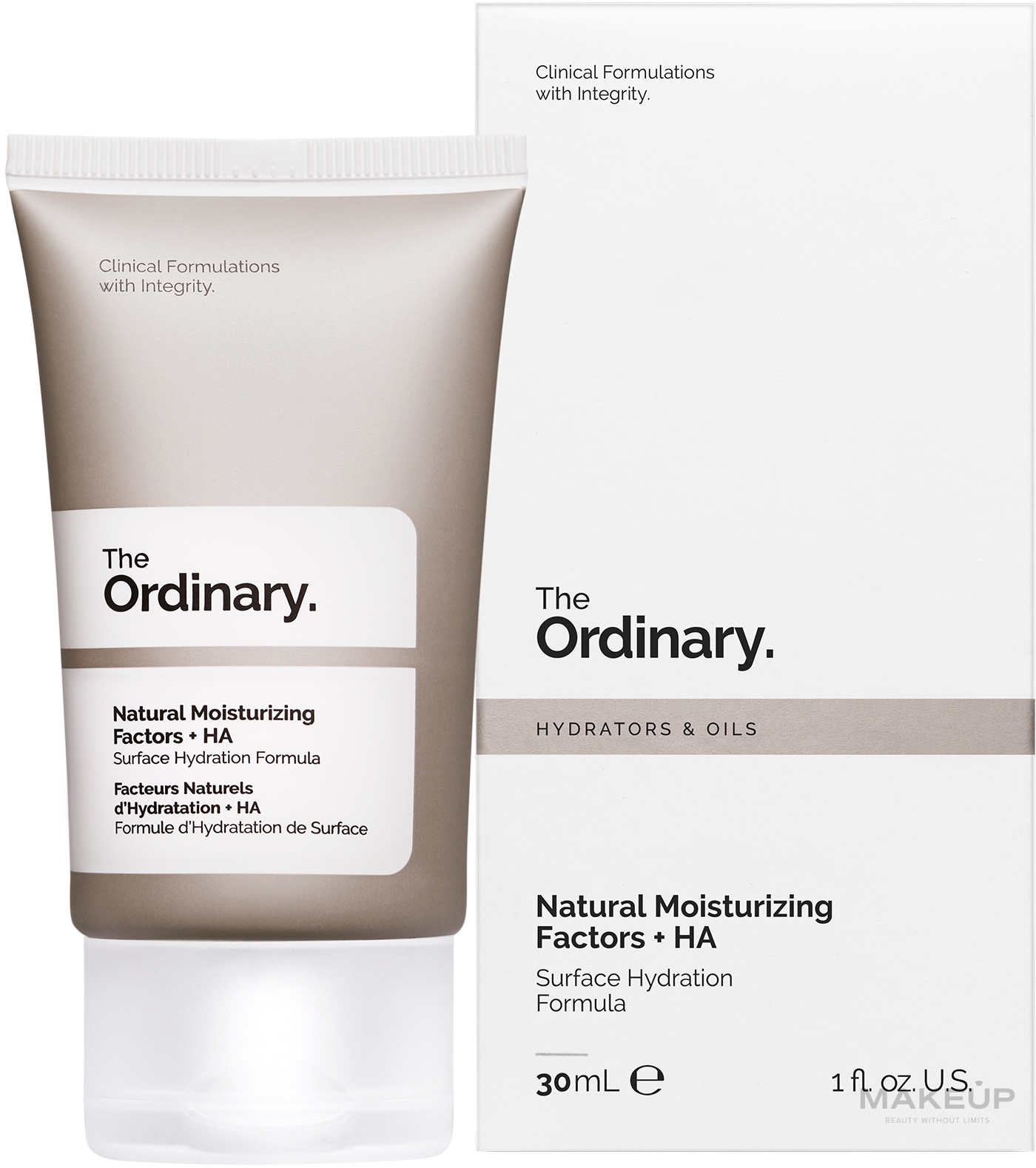 The Ordinary Natural Moisturizing Factors + HA - Натуральные увлажняющие факторы — фото 30ml