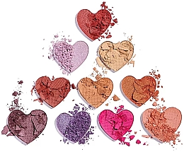 Палетка тіней для повік - I Heart Revolution Heartbeats Eyeshadow Palette — фото N5