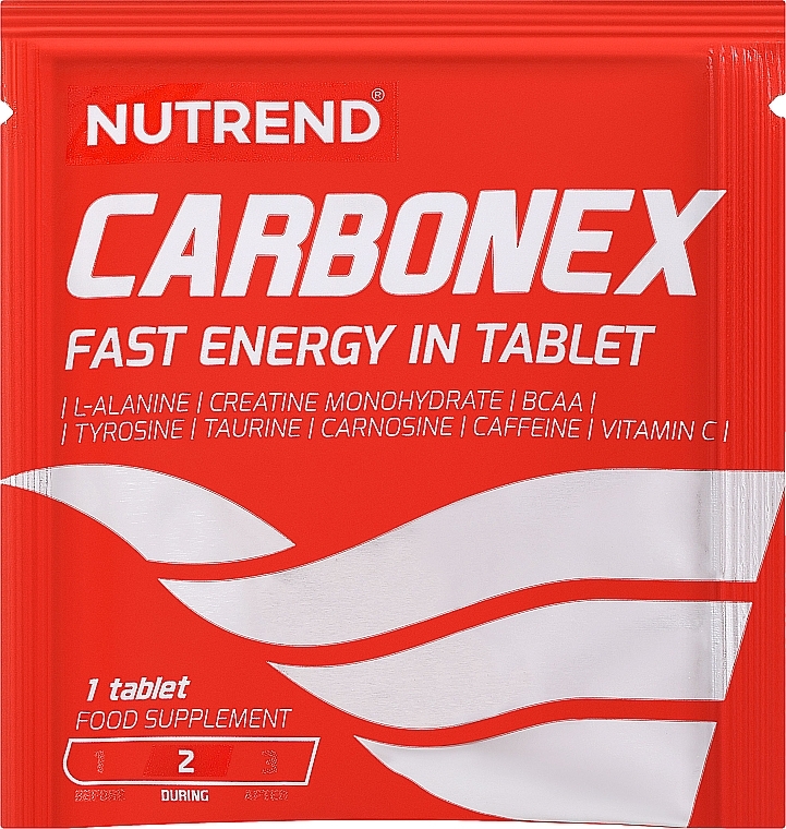 Енергетик, таблетки - Nutrend Carbonex — фото N2