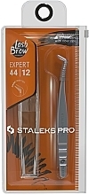 Пинцет профессиональный для ресниц, TE-44/12 - Staleks Pro Expert 44 Type 12 — фото N1
