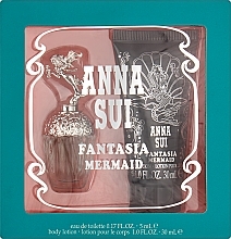 Духи, Парфюмерия, косметика Anna Sui Fantasia Mermaid - Набор (edt/5ml + b/lot/30ml)