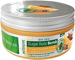 Парфумерія, косметика Скраб для тіла "Апельсин та кориця" - Naturalis Sugar Body Scrub