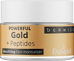Разглаживающий крем с золотом и пептидами - Farmona Dermiss Powerful Gold + Peptides — фото N1