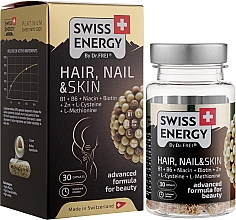 Витамины в капсулах "Волосы, ногти и кожа" - Swiss Energy Hair, Nail & Skin  — фото N2