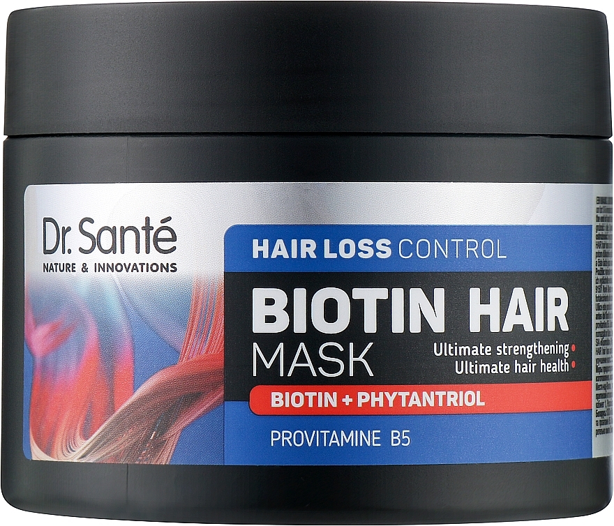 Маска для волосся з біотином - Dr.Sante Biotin Hair Loss Control — фото N2