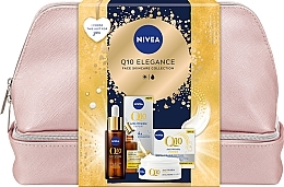 Духи, Парфюмерия, косметика Набор - NIVEA Q10 Elegance (day/cr/50ml + f/ser/30ml + bag)