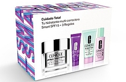 Духи, Парфюмерия, косметика Набор - Clinique Smart SPF15 Set (cr/50ml + ser/50ml + soap/10ml + tonic/30ml)