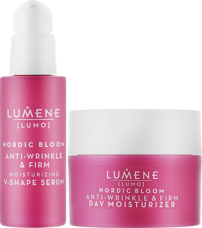 Набор - Lumene Lumo Anti-Wrinkle & Firm Wonders (f/serum/30ml + f/cr/50ml) — фото N2
