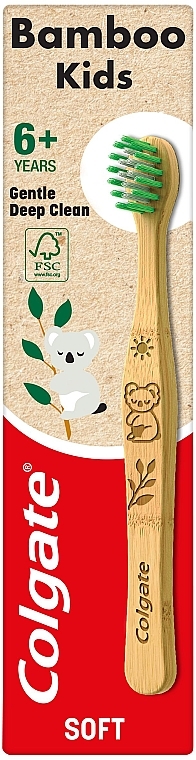 Зубна щітка для дітей - Colgate Bamboo Kids 6+ — фото N4