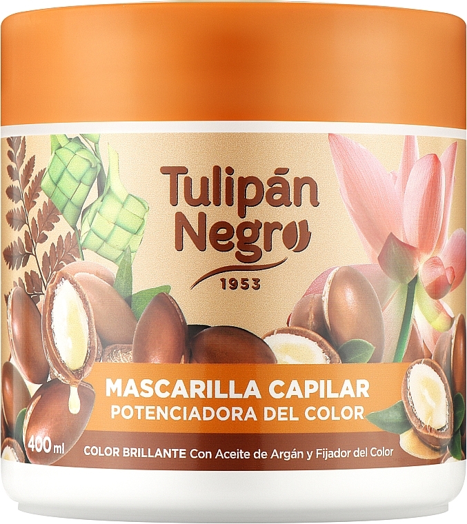 Tulipan Negro Color Enhancer Hair Mask - Маска для усиления цвета волос — фото N1