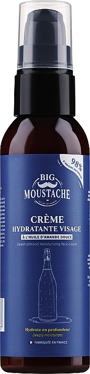 Увлажняющий крем для лица - Big Moustache Sweet Almond Moisturizing Face Cream — фото N1