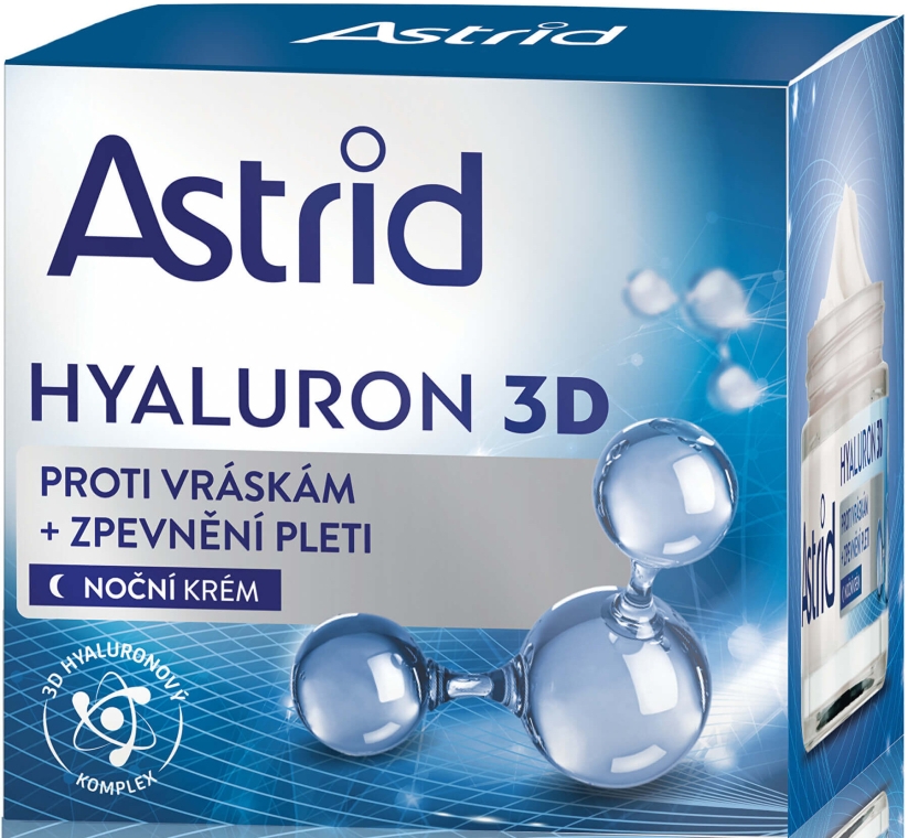 Крем для лица, ночной - Astrid Hyaluron 3D — фото N1