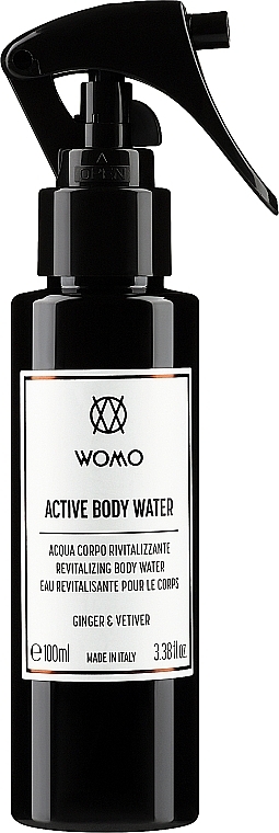 Активна вода для тіла "Імбир і ветивер" - Womo Active Body Water Ginger & Vetiver — фото N1