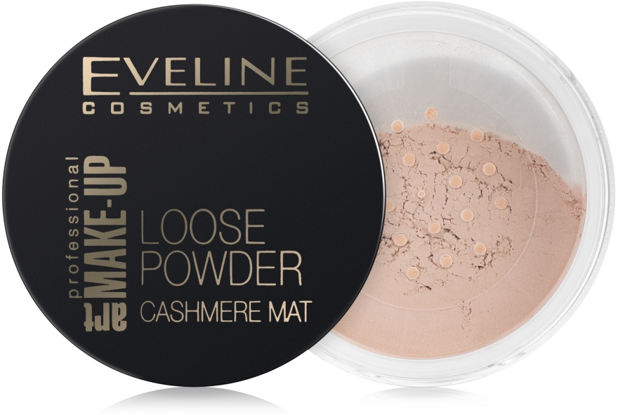 Eveline Loose Powder Cashmere Mat - Матуюча Розсипчаста Пудра — фото N1