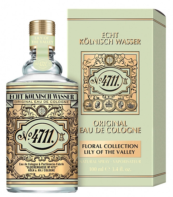 Maurer & Wirtz 4711 Original Eau de Cologne Lily Of The Valley - Одеколон — фото N1