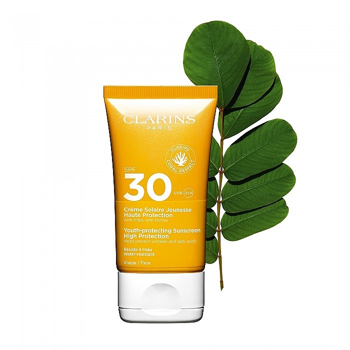 Солнцезащитный крем от морщин - Clarins Youth-Protecting Sunscreen SPF 30 — фото N2