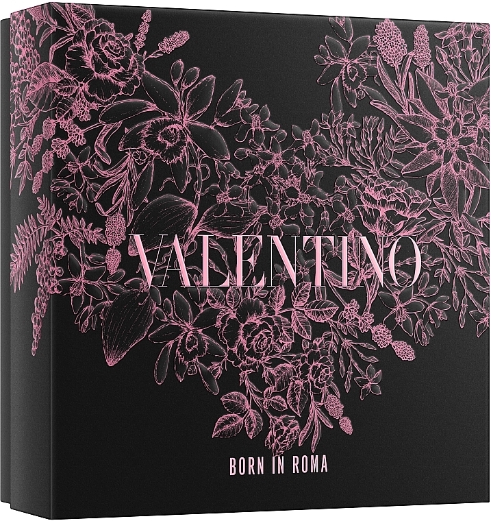 Valentino Uomo Born In Roma - Набор (edt/100ml + edt/15ml + sh/gel/75ml) — фото N2