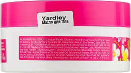 Масло для тіла - Yardley Flowerazzi Magnolia & Pink Orchid Moisturising Body Butter — фото N2