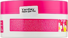 Масло для тела - Yardley Flowerazzi Magnolia & Pink Orchid Moisturising Body Butter — фото N2