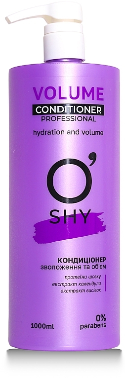 Кондиционер "Увлажнение и объем" - O'Shy Volume Professional Conditioner — фото N1