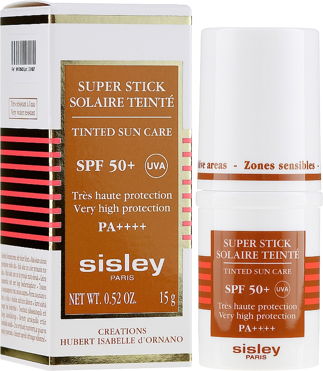 Солнцезащитный оттеночный суперстик для лица - Sisley Super Soin Solaire SPF 50+ — фото N1
