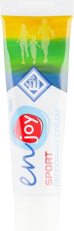 Эко-крем-дезодорант - Enjoy & Joy Sport Deodorant Cream (туба) — фото N2