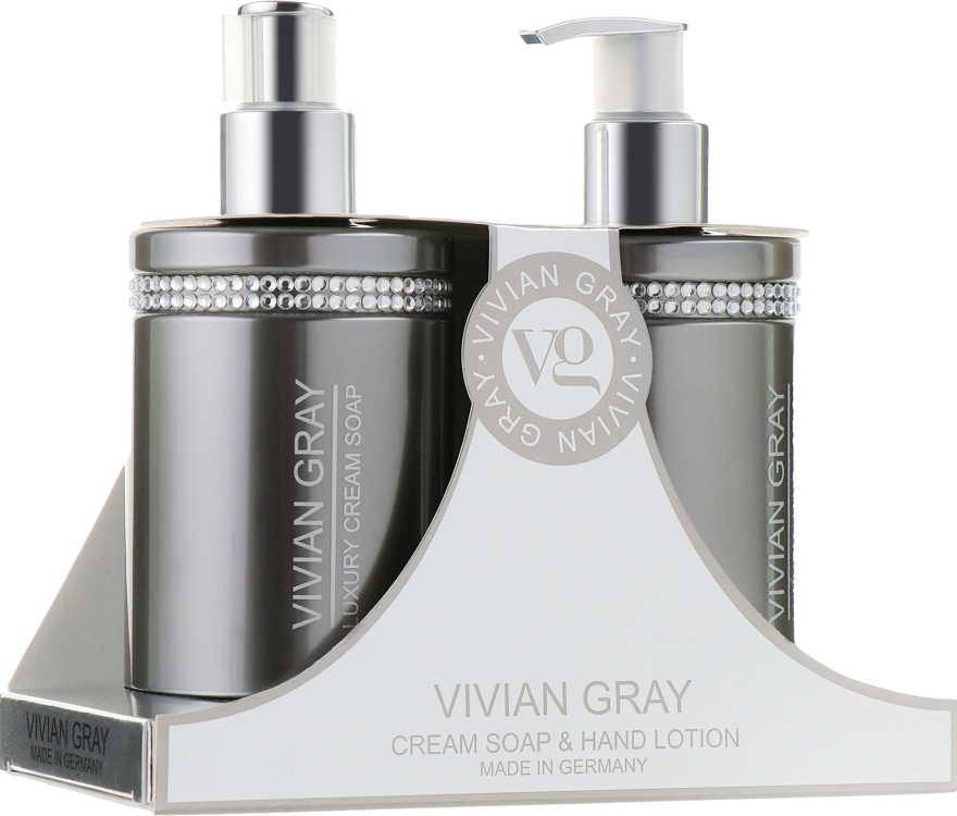 Набор - Vivian Gray Grey Crystal (cr/soap/250ml + h/lot/250ml)