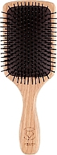 Расческа для волос из натурального дуба с массажными наконечниками - Krago Eco Wooden Brush — фото N1