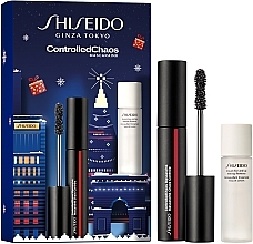 Духи, Парфюмерия, косметика Набор - Shiseido Shiseido Controlledchaos Mascara Holiday Kit (makeup/remover/30 ml + mascara/11.5 ml)