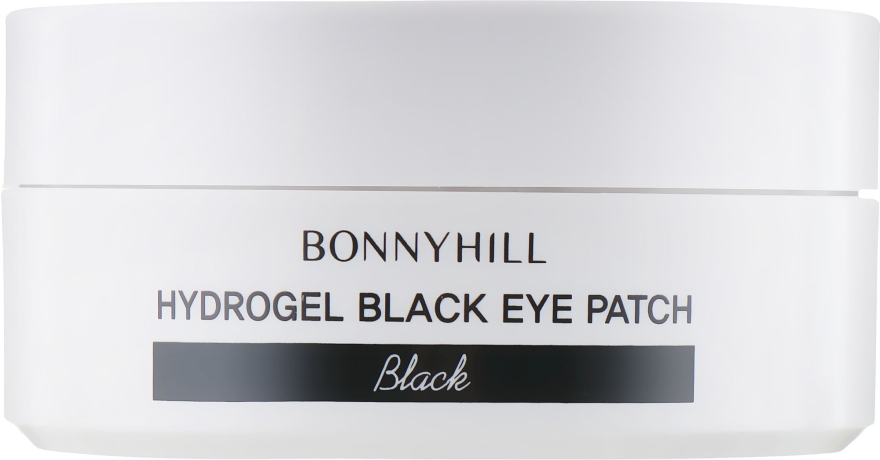 Антивозрастные черные гидрогелевые патчи - Beauadd Bonnyhill Hydrogel Black Eyepatch — фото N3