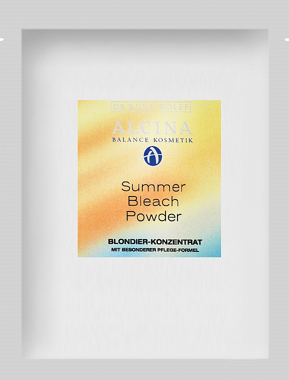 Знебарвлювальна пудра з ароматом ванілі - Alcina Summer Bleach Powder (пробник) — фото N1