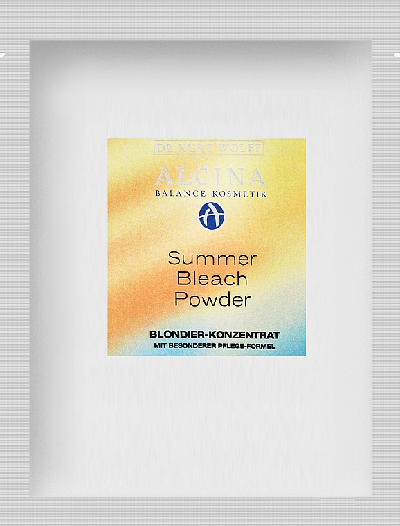 Обесцвечивающая пудра с ароматом ванили - Alcina Summer Bleach Powder (пробник) — фото N1