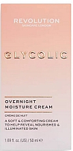 Ночной гликолевый крем для лица - Revolution Skincare Glycolic Overnight Moisture Cream — фото N2