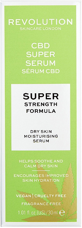 Зволожувальна сироватка для обличчя - Revolution Skincare CBD Super Serum — фото N2