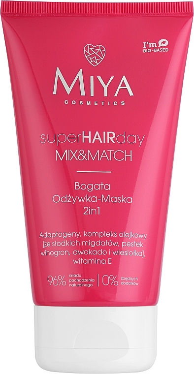 Кондиціонер-маска для волосся - Miya Cosmetics SuperHAIRday — фото N1