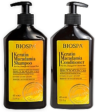 Духи, Парфюмерия, косметика Набор - Sea of Spa Bio Spa Keratin Macadamia (shm/400ml + cond/400ml)