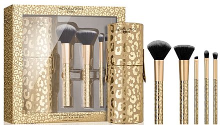 Набор кистей в футляре - Revolution PRO New Neutral Brush Set — фото N1